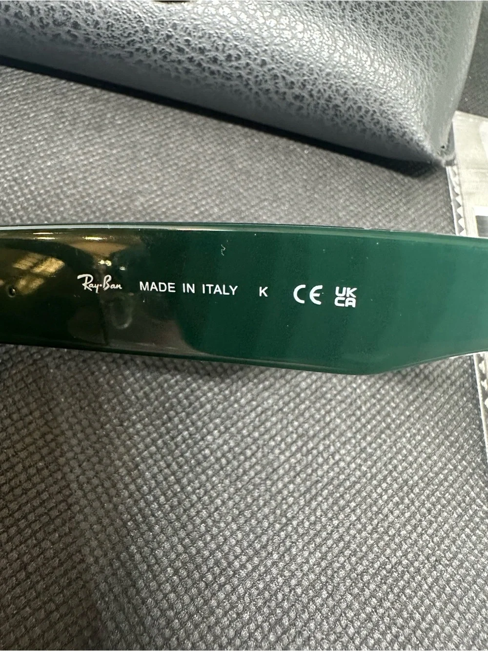 Ray-Ban Clubmaster Sunglasses — Green Browline with Gold Frame and Brown Lenses